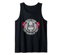 Norway Viking Norwegian Flag Scandinavia Norse Heritage Tank Top