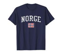 Norway Vintage Sports Design Norge Norwegian T-Shirt