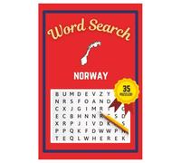 Norway Word Search Puzzle Book: Easy to read print | 6x9 inches | 35 Puzzles, 315 Words, 53 Pages | Gift for Country & Geography Lovers, Vacations, Road Trips, Holidays, & Free Time