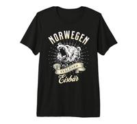 Norwegen Eisbär Svalbard Eisbären Spitzbergen Norwegian Premium T-Shirt