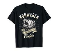 Norwegen Eisbär Svalbard Eisbären Spitzbergen Norwegisch T-Shirt