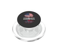 Norwegian American American Grown With Norway Roots PopSockets PopGrip for MagSafe