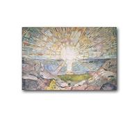 Norwegian Art Nouveau Painters Edvard Munch The Sun Poster Canvas Wall Art Prints Poster Photo Picture Painting Posters Room Decor 16x24inch(40x60cm)