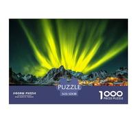Norwegian Aurora 1000 Piece Jigsaw Puzzle with Whimsical Design - A Charming Challenge for All Ages And Beautiful Home Decoration 52x38cm/1000pcs
