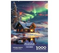 Norwegian Aurora 1000 Pieces Animation Paper Jigsaw Puzzle What Happens Next Beautiful Decoration for Adults And Kids 38x26cm/1000pcs