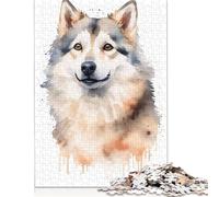 Norwegian Buhund 520 Piece Jigsaw Puzzles Brain Teaser Problem Solving Puzzles for Adult Children 520pcs (52x38cm)