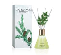 Norwegian Cedar Scent Diffuser with 8 White Fiber Sticks,3.38 oz Reed Diffuser for Room Decoration,Last Up 30 Days