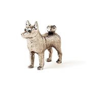 Norwegian Elkhound Made in UK Artistic Style Dog Figurine Collection