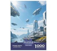 Norwegian Fjords 1000 Pieces Premium Jigsaw Age 12+ Cool Collage Effect, Fun Details, Educational, Challenging 70x50cm/1000pcs