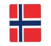 Norwegian Flag Gaming Mouse Pad, Full-Print Design with 3mm Rubber Base, Ergonomic and Durable for Office, Gaming, and Study