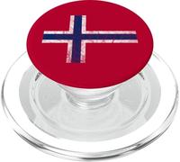 Norwegian Flag, Nordic Cross, Travel Vacation North, Norway PopSockets PopGrip for MagSafe