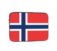 Norwegian Flag Print Laptop Bag Collection Protective,Inner Bag Briefcases for Laptops Portable Bag Work