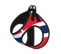 Norwegian Flag Print Pet Leash Vest,For Small Dogs,Adjustable And Comfortable Cat Puppy Essentials