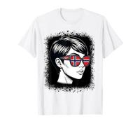 Norwegian Flag Sunglasses National Pride Travel T-Shirt