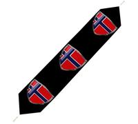 Norwegian Flag Table Runner Dining Table Cloth 229*33cm