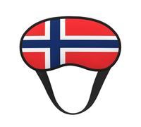 Norwegian Flag Ultimate Eye Mask for Sleeping, Soft and Comfortable Eye Mask, Relaxing Zero Pressure Night Blindfold.