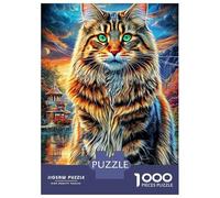 Norwegian Forest Cat 1000 Piece Impossible Puzzle for Adults - Challenging Jigsaw Puzzles, Family Activity & Mind Game Gift 38x26cm/1000pcs