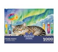 Norwegian Forest Cat 1000 Pieces Animal Jigsaw Puzzles with Paper Art Creativity & Gift Giving Families Fit Fun Challenges 38x26cm/1000pcs