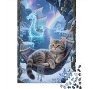 Norwegian Forest Cat: A 1000 Piece Wooden Puzzle Journey - Challenge Your Mind And Bond with Family - Fun for Adults Alike