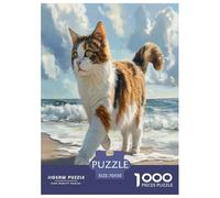 Norwegian Forest Cat Jigsaw Puzzles Puzzle for Adults Kids. 1000 Pieces Impossible Challenge Toy Educational Game Home Decoration for Educational Games Gifts 70x50cm/1000pcs