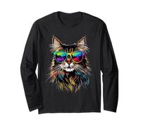 Norwegian Forest Cat Norsk Skogkatt Cat Lover Forest Cats Long Sleeve T-Shirt