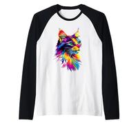Norwegian Forest Cat Norsk Skogkatt Cat Lover Forest Cats Raglan Baseball Tee