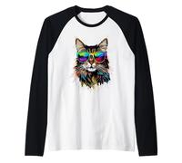 Norwegian Forest Cat Norsk Skogkatt Cat Lover Forest Cats Raglan Baseball Tee