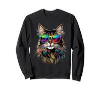 Norwegian Forest Cat Norsk Skogkatt Cat Lover Forest Cats Sweatshirt