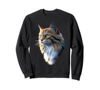 Norwegian Forest Cat Norsk Skogkatt Cat Lover Forest Cats Sweatshirt