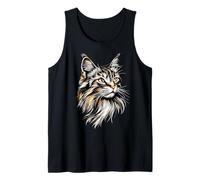 Norwegian Forest Cat Norsk Skogkatt Cat Lover Forest Cats Tank Top