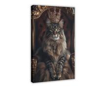 Norwegian Forest Cat Royal Canvas Poster Bedroom Decor Landscape Office Room Decor Gift 20x30inch(50x75cm)