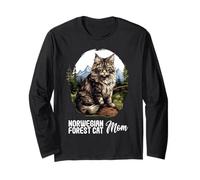 Norwegian Forest Cats Norwegian Forest Cat Mom Long Sleeve T-Shirt