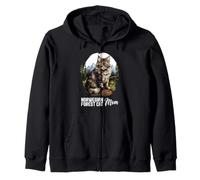 Norwegian Forest Cats Norwegian Forest Cat Mom Zip Hoodie