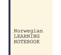 Norwegian Learning Notebook: Vocabulary Notebook | Language Learning Journal | Short Daily Practice Pages