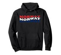 Norwegian National Flag Patriotic Norway Fan Pride Heritage Pullover Hoodie