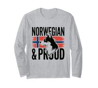 Norwegian Proud Norwegian Heritage Flag Long Sleeve T-Shirt