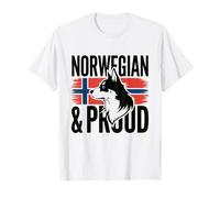 Norwegian Proud Norwegian Heritage Flag T-Shirt