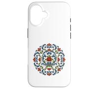 Norwegian Rosemaling Folk Art Traditional Floral Case for iPhone 16