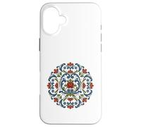 Norwegian Rosemaling Folk Art Traditional Floral Case for iPhone 16 Plus