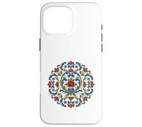 Norwegian Rosemaling Folk Art Traditional Floral Case for iPhone 16 Pro Max