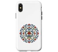 Norwegian Rosemaling Folk Art Traditional Floral Case for iPhone X/XS
