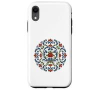 Norwegian Rosemaling Folk Art Traditional Floral Case for iPhone XR