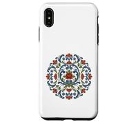 Norwegian Rosemaling Folk Art Traditional Floral Case for iPhone XS Max