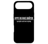 Norwegian Saying How Are You Up Upright And Not Crying Case for iPhone Air