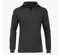 Highlander Norwegian Shirt Pullover Military Style Black Fleece Lined (X Large)