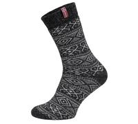 Norwegian Socks for Men and Women - Scandinavian Socks Cuddly Socks Made of Wool - Thick Socks Hyggelig Warm 80% Wool Content Norwegian Design - Durable, charcoal, 39-42