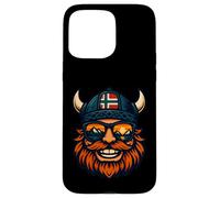 Norwegian Viking Norge Helmet Norway Flag Case for iPhone 15 Pro Max