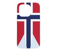 Norwegian War Flag Norway Scandinavian Nordic Banner Case for iPhone 15 Pro