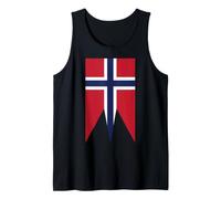 Norwegian War Flag Norway Scandinavian Nordic Banner Tank Top