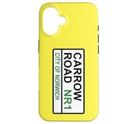 Norwich Carrow Road Iconic Street Sign Case for iPhone 16